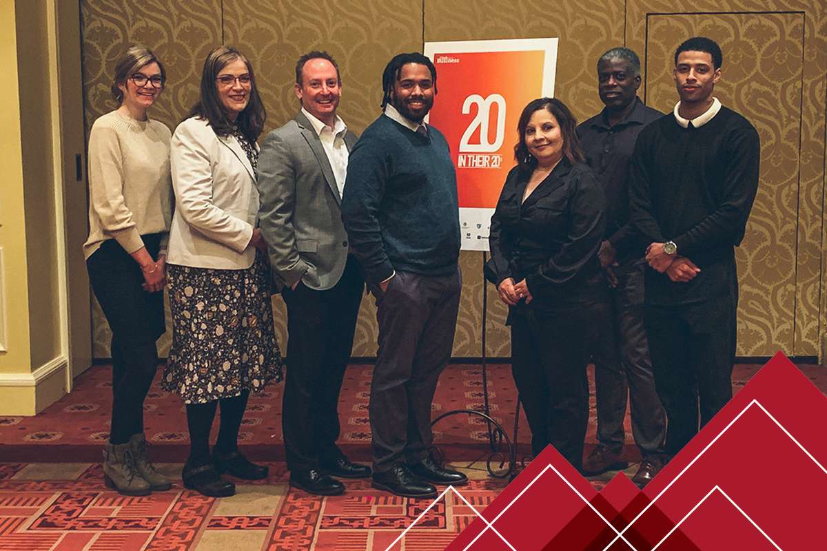 group photo with Trevor Gordon